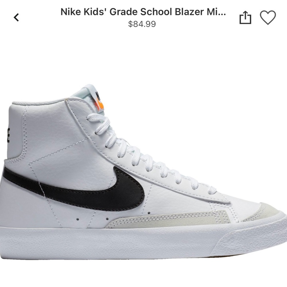EUC Nike Blazer Mid ‘77 Kids Sneakers